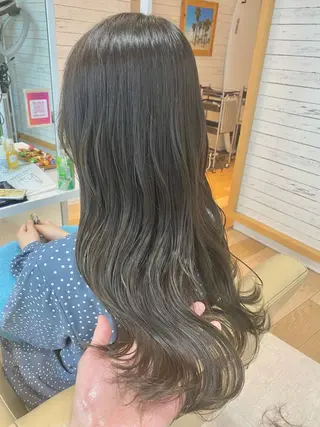 セミロング 荒木 たけるのヘアスタイル