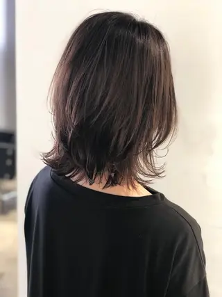 ミディアム カラー 当日予約🆗ショート /ハイライト/松本のヘアスタイル