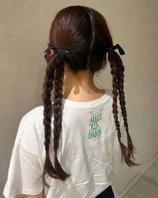 ヘアアレンジ LuLu / まつパ 🥀akaneのマツエク・マツパデザイン