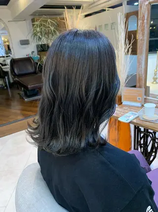 ミディアム 💛ハイトーン💛 りむのヘアスタイル