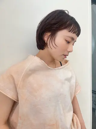 ショート カラー pole所属・【pole】 minaのヘアスタイル