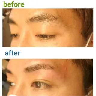 メンズ マツエク・マツパ 口コミ高評価🌠眉と まつ毛の専門MIKIのマツエク・マツパデザイン