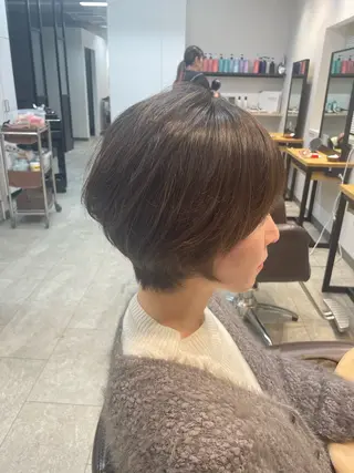 ショート パーマ neaf【六本木】所属・韓国/愛されレイヤー 六本木/yuri🎀のヘアスタイル