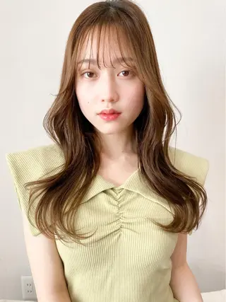 ロング カラー kohana 🎀韓国ヘア🎀🤍のヘアスタイル