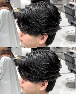 ショート パーマ メンズ 🍀メンズパーマ職人 池袋🍀Yuraのヘアスタイル