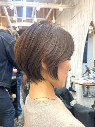 ショート 🩵縮毛矯正/ブリー チ/髪質改善/いつかのヘアスタイル