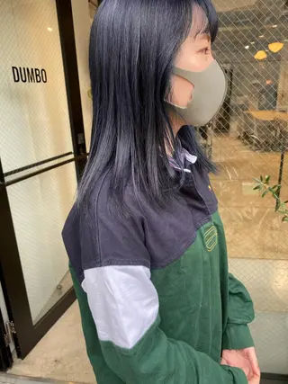 セミロング カラー パーマ ヘアアレンジ メンズ パーマスタイル🔅 sayacaのヘアスタイル