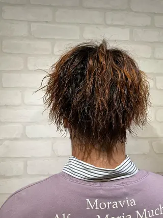 ミディアム パーマ メンズ 🌞谷川 幸也🌞のヘアスタイル