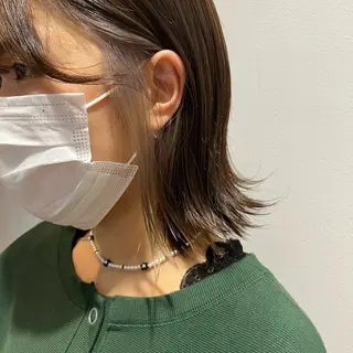 ミディアム インナーカラー♡ Nanakoのヘアスタイル