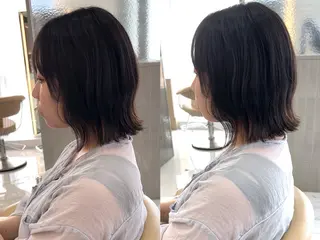 ショート カラー 山田勇真 ボブ/縮毛矯正/金山のヘアスタイル