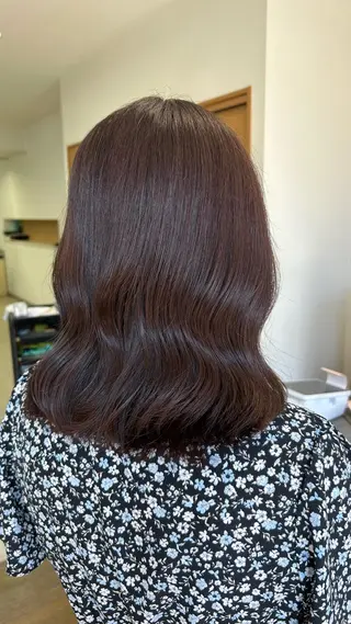 ミディアム ❄️艶カラー/レイヤ ー/ボブ/mao❄️のヘアスタイル