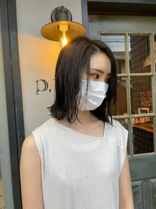 ミディアム カラー ヘアアレンジ D.log 大和西大寺店所属・川崎 雅大のヘアスタイル