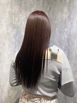 ロング カラー shiori/透明感 /顔周り/髪質改善のヘアスタイル