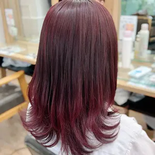 セミロング カラー 🎀オタク美容師艶髪 カラーERINA🎀のヘアスタイル