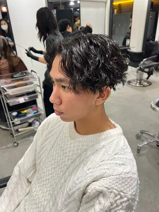 パーマ メンズ fifth神宮前 HIN★T★のヘアスタイル