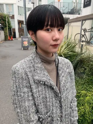 ショート log所属・ボブ/顔まわりカット 💫大澤奈緒美のヘアスタイル