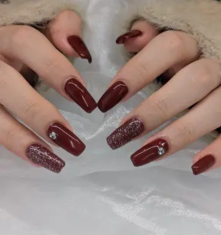 ミディアム カラー GRACE Harukaのネイルデザイン