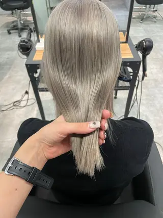 セミロング カラー 心斎橋/ブリーチ minamiのヘアスタイル