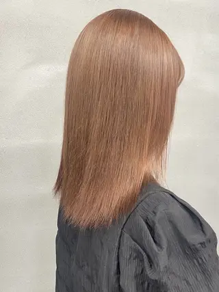 セミロング カラー 柏 デザインカラー/ レイヤー🐣シオリのヘアスタイル