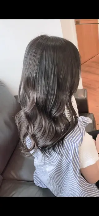 ロング カラー ブリーチなし/透明感 カラー🕊️坂入上総のヘアスタイル