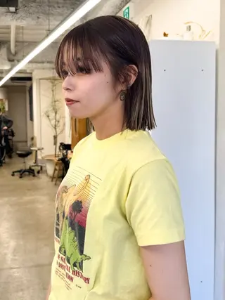 ショート kiji所属・kiji NAHO/ パーマ／久屋大通のヘアスタイル