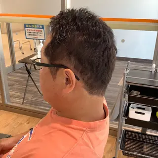 ショート カラー メンズ エイジングケア特化 美容師✂️山崎竜二のヘアスタイル