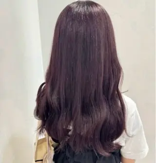 ロング miku/ラベンダー 透明感カラー🪻❤︎のヘアスタイル