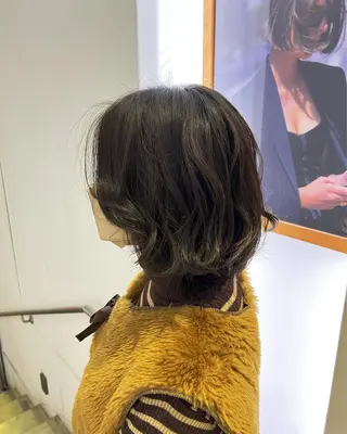 ミディアム カラー モッズ・ヘア 金沢店所属・柴田 綺音のヘアスタイル