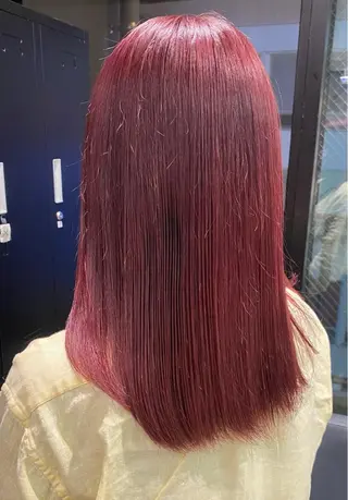 ミディアム カラー hina💟 透明感カラーのヘアスタイル