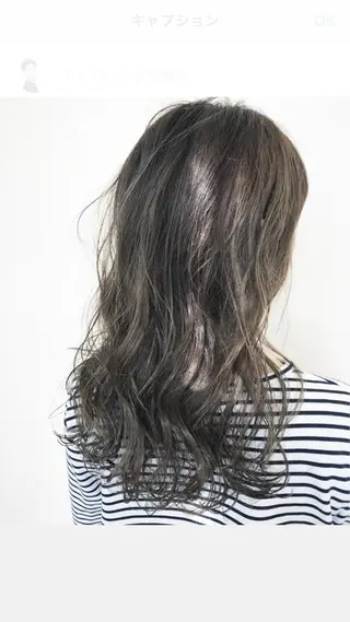 ミディアム カラー 髪質改善サロン 心斎橋ARCHEのヘアスタイル