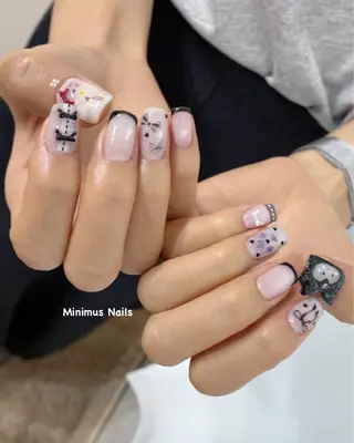ネイル minimus._.nails(votre salon)所属・Kyu Yui(🇹🇼)のネイルデザイン