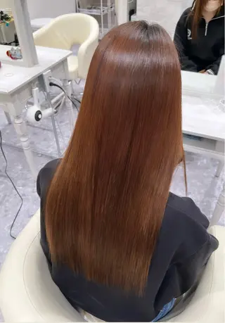 ロング カラー 河西 楓のヘアスタイル
