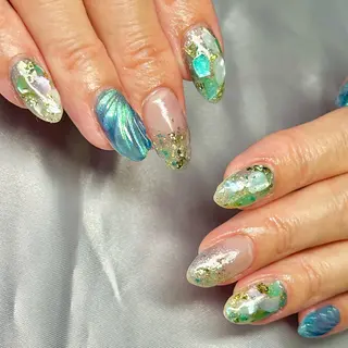 メンズ ネイル nail&eye Aoのマツエク・マツパデザイン