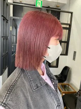 ミディアム カラー 大内 志穂のヘアスタイル