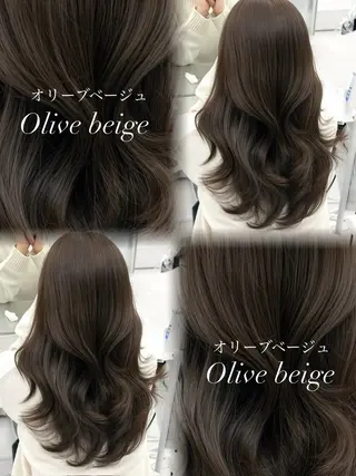 ロング カラー 韓国ヘア　紗希 🦋のヘアスタイル