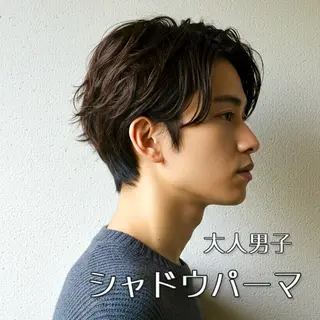 ショート カラー パーマ メンズ 🎸メンズ/パーマ/ ショート🎸工藤達哉のヘアスタイル