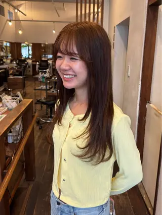 ロング カラー MOK大阪梅田店 Asahiのヘアスタイル