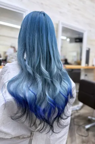 ロング カラー 北沢 隆のヘアスタイル