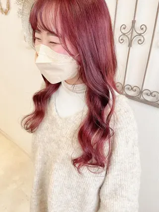 ロング カラー 🩶韓国艶髪🇰🇷 下本夕綺のヘアスタイル