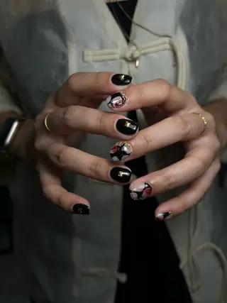 ネイル pu+on. nailworks所属・fuyumi / ニュアンスネイルのネイルデザイン