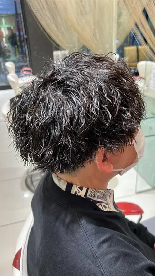 ショート 🪐メンズ特化 ヤマクラ　タイキのヘアスタイル