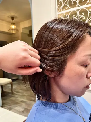 ショート ✨白髪活かし クマモトユイナ✨のヘアスタイル
