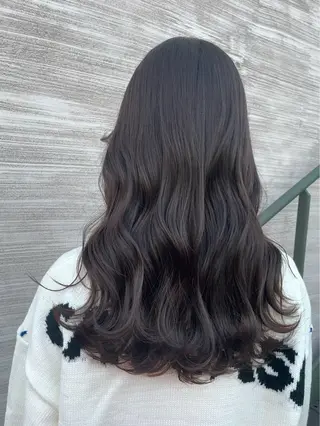 ロング カラー 韓国風/オシャレ /縮毛矯正/滝口琴未のヘアスタイル