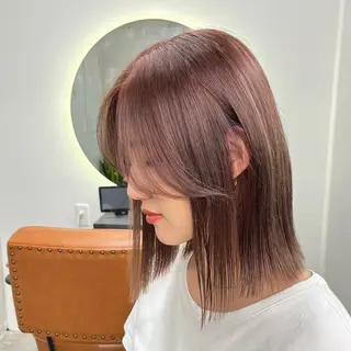 ミディアム カラー 韓国風/透明感カラー 🐵mayu* 🐵のヘアスタイル