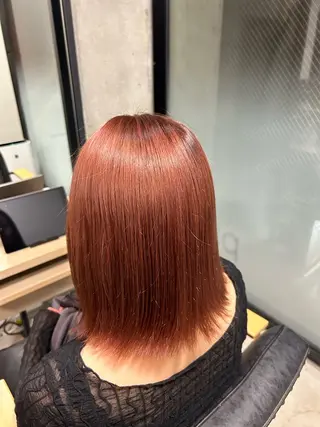 ミディアム カラー 林奏良 髪質改善/ハイトーンのヘアスタイル