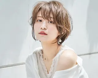 ミディアム カラー ブリーチ特化/レイヤ ーカット🥀マサルのヘアスタイル