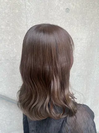 ミディアム color couture みほのヘアスタイル