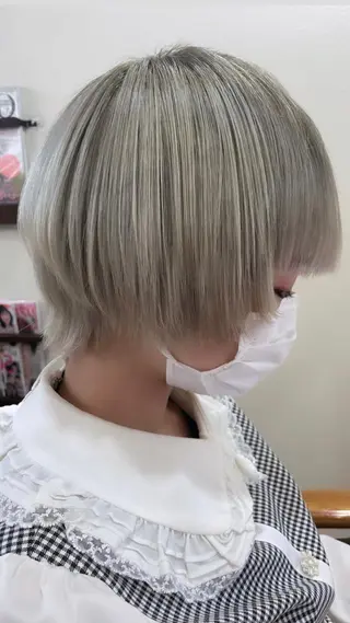 ショート ウルフカット/ボブ りなのヘアスタイル