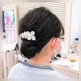 ヘアアレンジ 似合わせヘアメイク 💐オダギリチアキのヘアスタイル