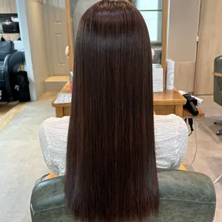 ロング りあの🎀 /暖色カラー🍒のヘアスタイル